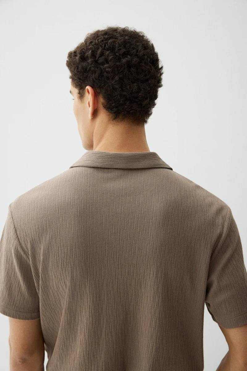 H&M Regular Fit Collared T-shirt