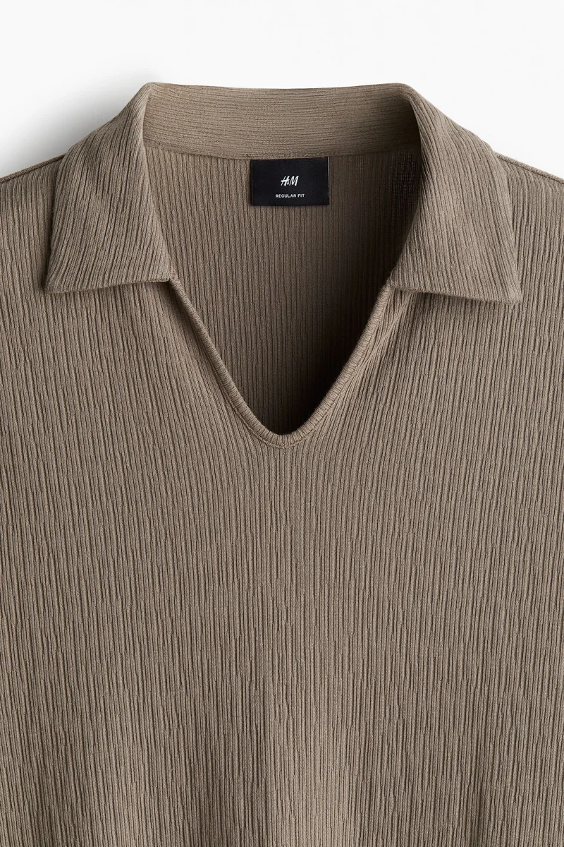 H&M Regular Fit Collared T-shirt