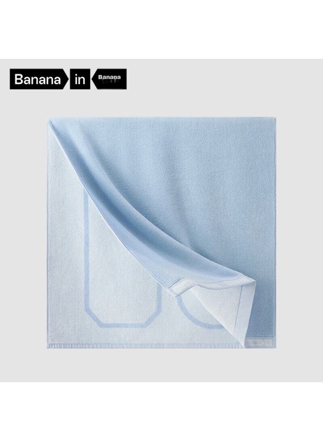 Bananain Jiaonei 301h Bath Towel For Men And Women, Pure Cotton Shower Towel, Extra Large And Thick, 100% Cotton, Absorbent And Antibacterial - Light Blue - Image 1