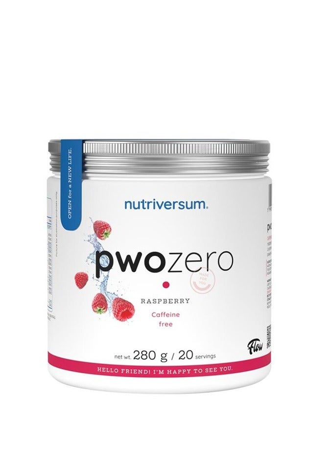 Nutriversum Pwo Zero 280g Raspberry Flavor 20 Serving - Image 1