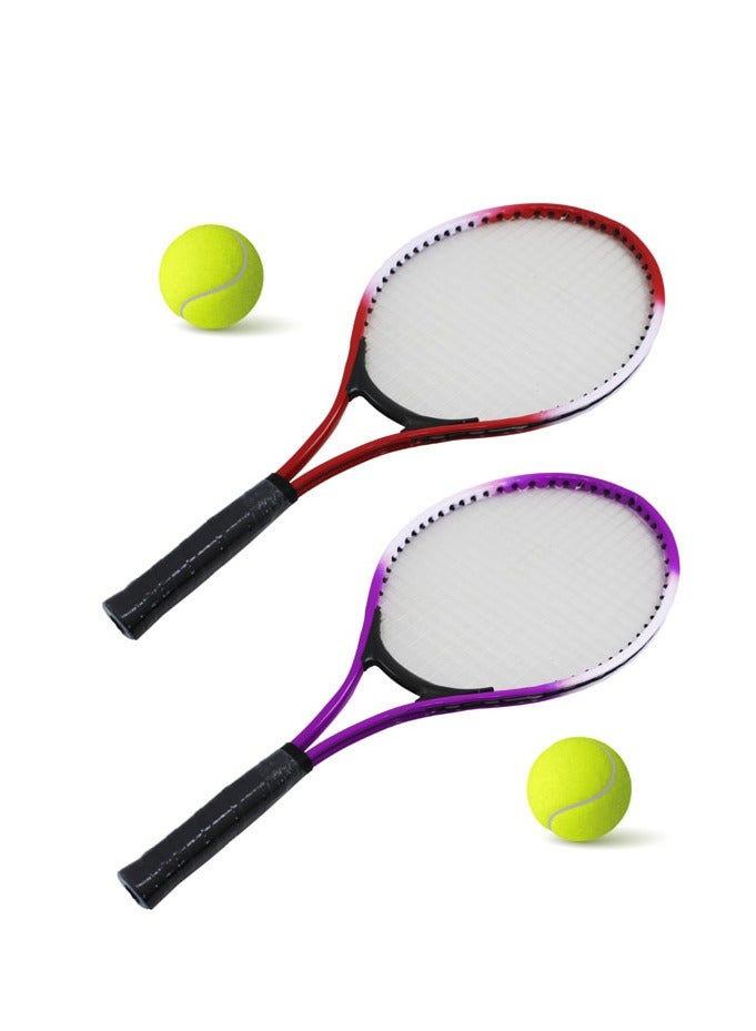 Pro Strike Precision Tennis Racket Set with Ball + Zipper Bag - Image 1