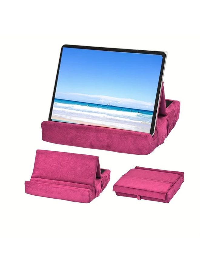Pink Tablet Reading Pillow Holder Multi Angle Viewing for Bed Table Phones E Readers Books - Image 5