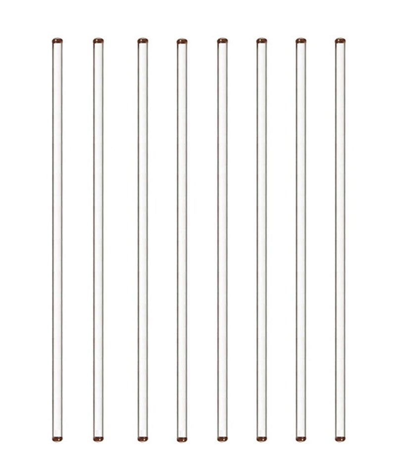 Burry Life Science Burry Life Science Glass Stick 12 Length Stir Rod with Both Ends Round 8pcspk 