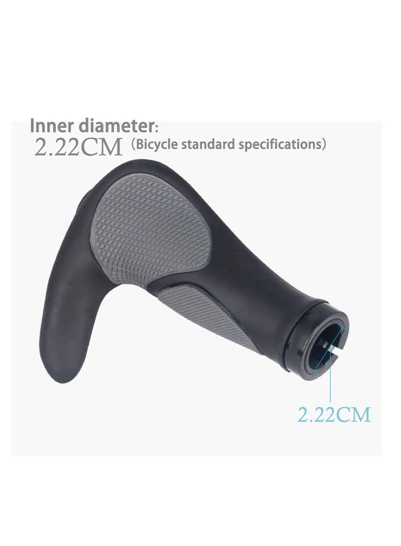Generic Ergonomic Bike Handlebar Grips for Mountain Biking Comfortable Lock On Rubber Grips with Anti Slip Bionic Gecko Design 1 Pair - Image 4