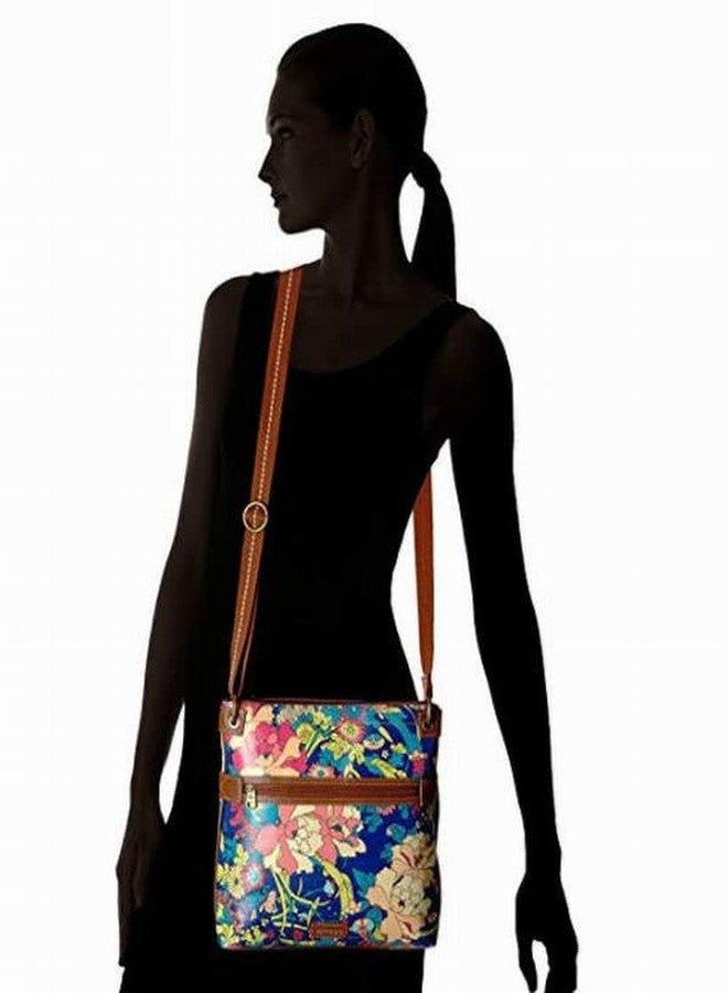 Sakroots Artist Circle Flat Crossbody, Crimson Flower Power - Image 5