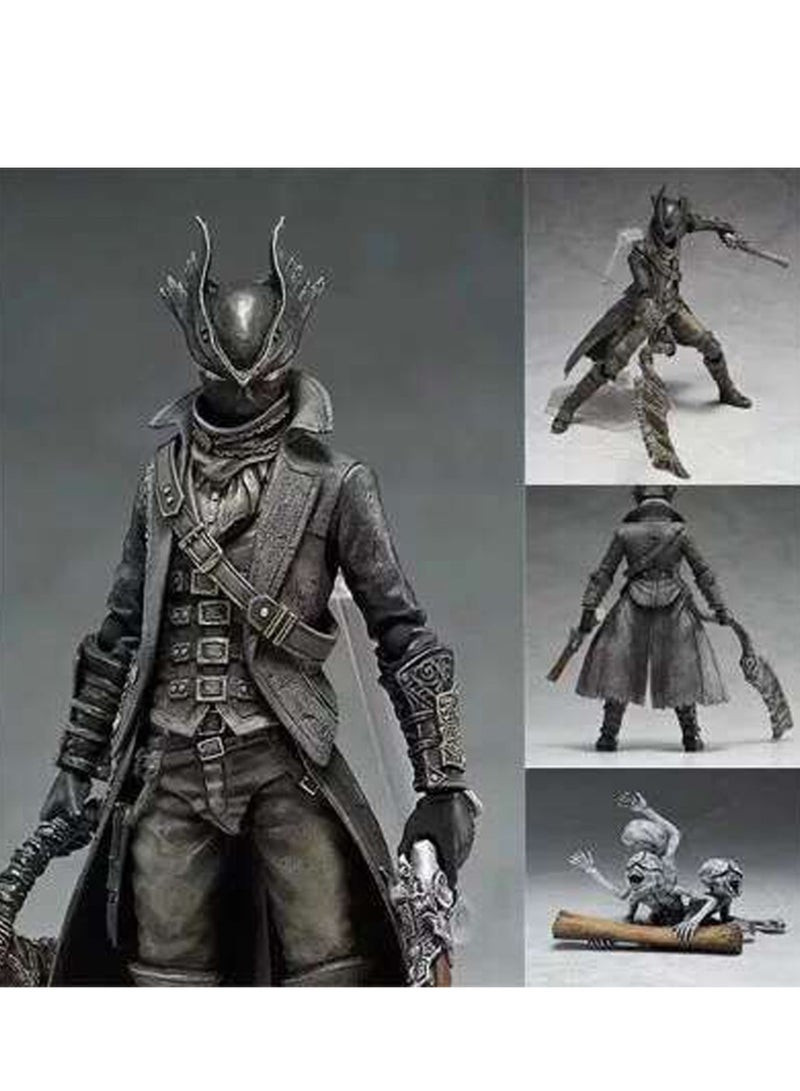 general figma 367 #Bloodborne Curse, Hunter, Hunter, with Messenger bonus, movable figure to give gifts to fans and friends (15cm) - Image 1