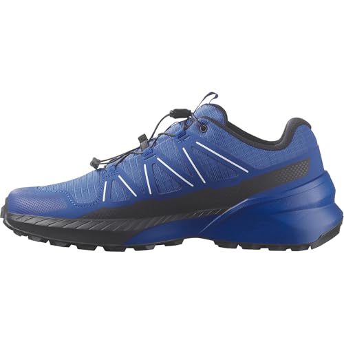 Salomon Men’s Speedcross Peak Trail Running Shoes - Lapis Blue/Black/White - 10 Medium - Image 1