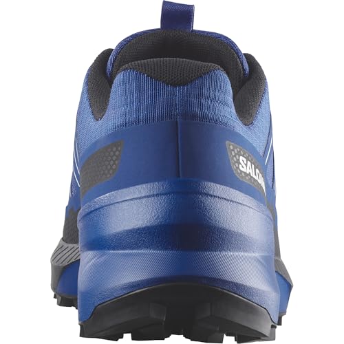 Salomon Men’s Speedcross Peak Trail Running Shoes - Lapis Blue/Black/White - 10 Medium - Image 4