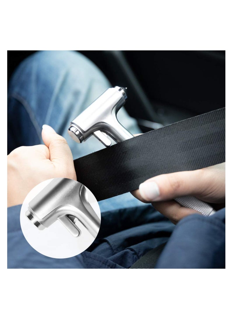 SYOSI Emergency Car Safety Hammer Kit, Car Window Breaker and Seatbelt Cutter Alloy Head Emergency Escape Tool Vehicle Safety Hammer Emergency Hammer Fireproof Escape Tool for Car Accidents  - Image 2