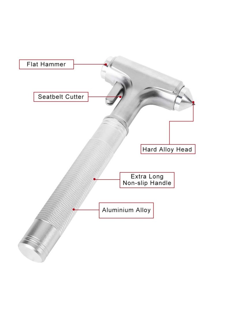 SYOSI Emergency Car Safety Hammer Kit, Car Window Breaker and Seatbelt Cutter Alloy Head Emergency Escape Tool Vehicle Safety Hammer Emergency Hammer Fireproof Escape Tool for Car Accidents  - Image 5