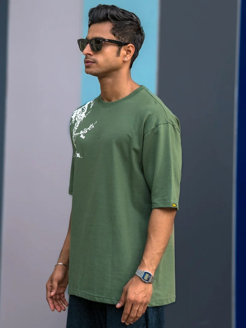 Maniac Maniac Mens Vertical Stripe HighStreet Polo Neck Full Sleeve Cream and Grey Corduroy Polo T-Shirt