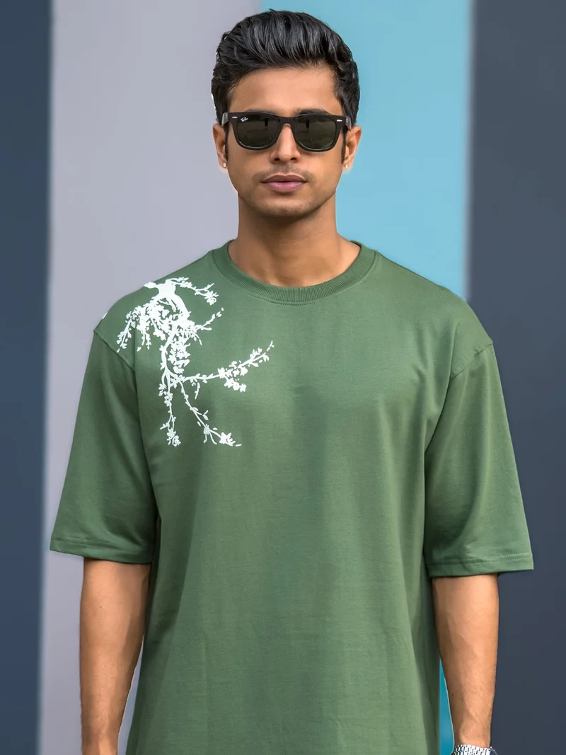 Maniac Maniac Mens Vertical Stripe HighStreet Polo Neck Full Sleeve Cream and Grey Corduroy Polo T-Shirt