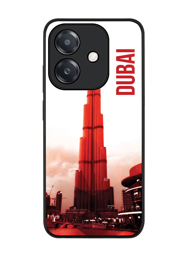 Stylizedd For Oppo A3x 4G / A3 4G Case,Slim fit Camera Protection, Shockproof Thin Phone cover - Dubai - The Burj - Image 1