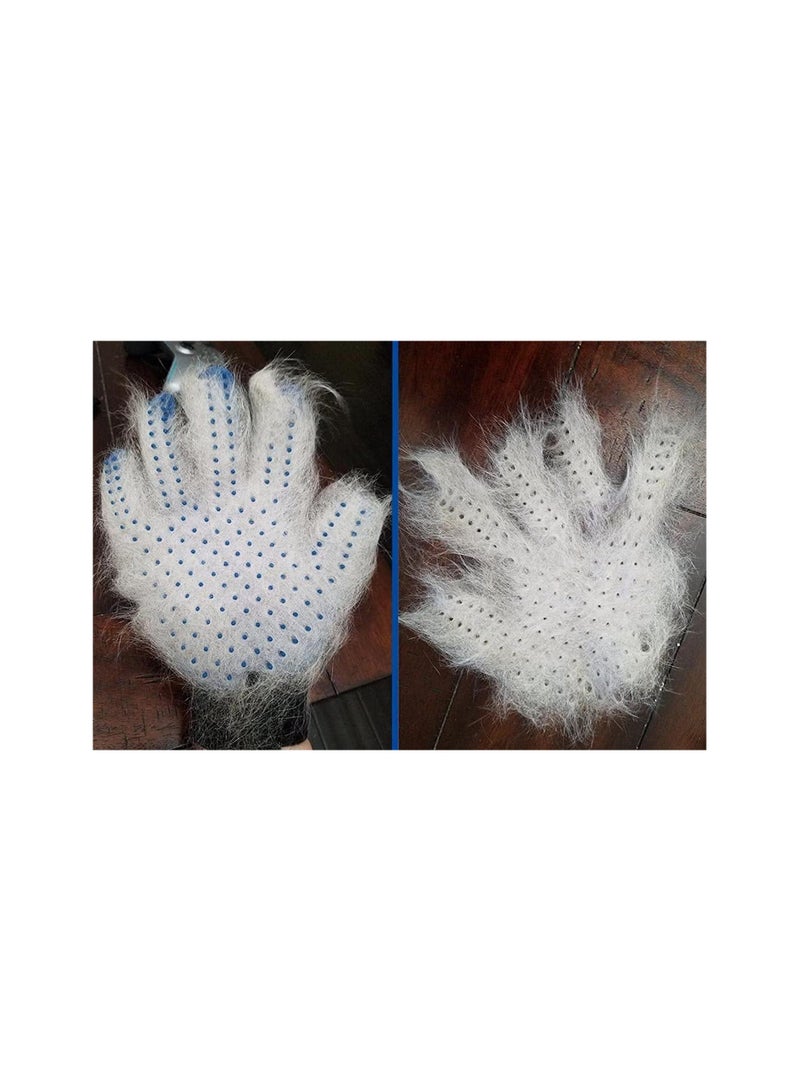Cool Baby Style COOLBABY Pet Grooming Gloves - Gentle Hair Removal Brush Gloves - Highly Effective Pet Hair Removal Gloves - Enhanced Five Finger Design - Great for Long and Short Hair Dogs and Cats - 1 Pair - Image 3