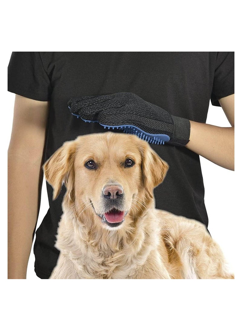 Cool Baby Style COOLBABY Pet Grooming Gloves - Gentle Hair Removal Brush Gloves - Highly Effective Pet Hair Removal Gloves - Enhanced Five Finger Design - Great for Long and Short Hair Dogs and Cats - 1 Pair - Image 5