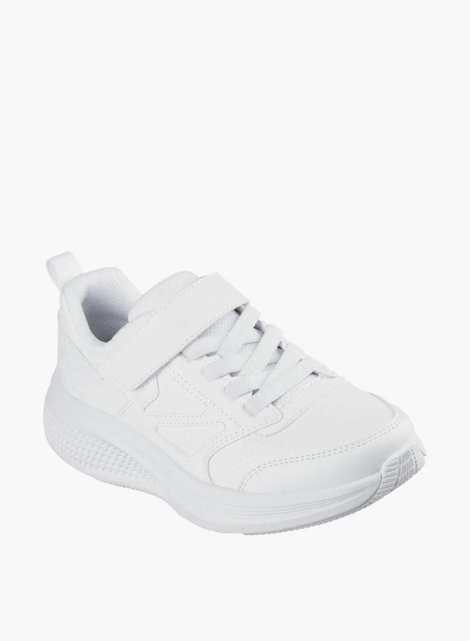 SKECHERS Boys' GO RUN ELEVATE 2.0 School Shoes with Hook and Loop Closure