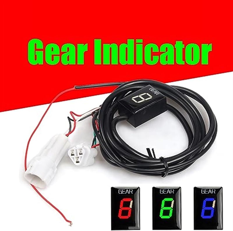 Vuzmode Motorcycle 1-6 Speed Gear Indicator - Image 5