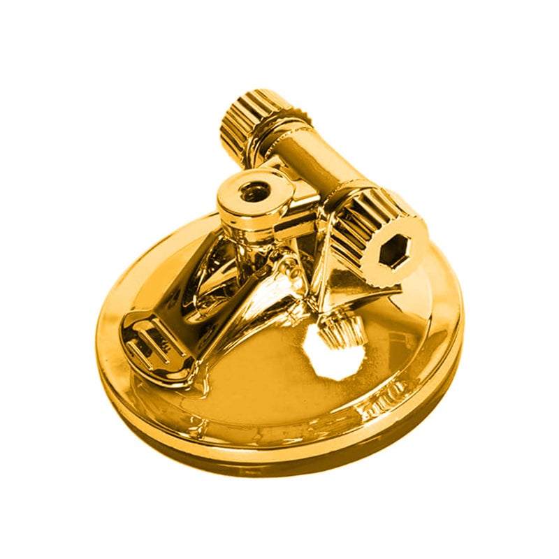 Golden Suction Cup Universal Car Flag Mount Stainless Steel Telescoping Flagpole No Drill - Image 2