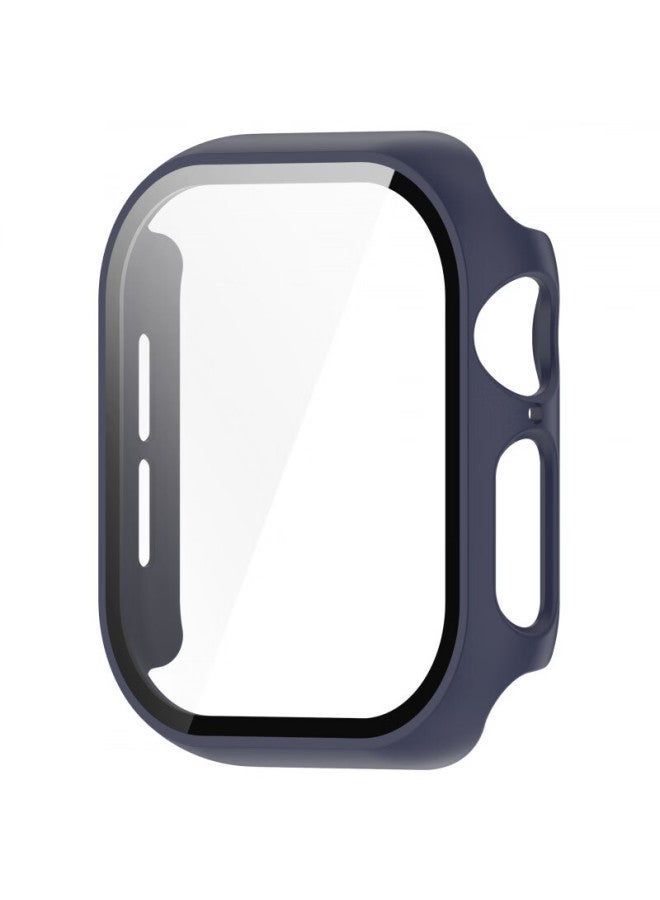 Watchbond Apple Watch S10/s11 Protective Case Tempered Glass Full Coverage 42/46mm Waterproof Sweatproof Midnight Blue - Image 2