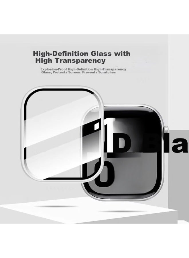 Watchbond Apple Watch S10/s11 Protective Case Tempered Glass Full Coverage 42/46mm Waterproof Sweatproof Midnight Blue - Image 1