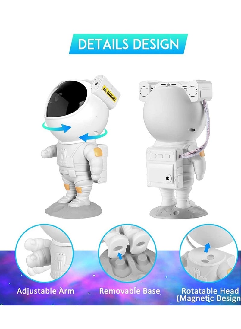 ELTRAZONE Star Projector Night Light with Timer, Remote Control and 360°Adjustable Design, Astronaut Nebula Galaxy Night Light Projector for Children Adults Baby Bedroom, Party Room and Game Room - Image 4
