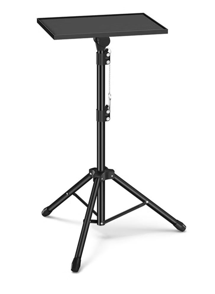 MIGOFAST Adjustable Projector Stand Tripod Laptop Tripod with Phone Holder Adjustable Laptop Floor Stand for Home Stage Studio - Image 2