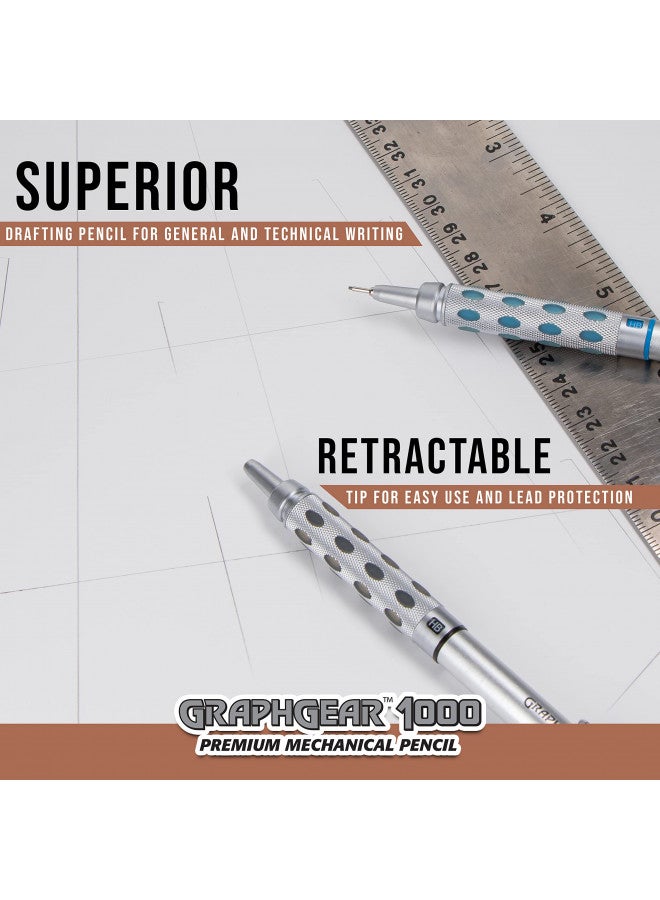 Pentel قلم رسم أوتوماتيكي GraphGear 1000 (0.9 مم) مع تفاصيل صفراء - Image 3