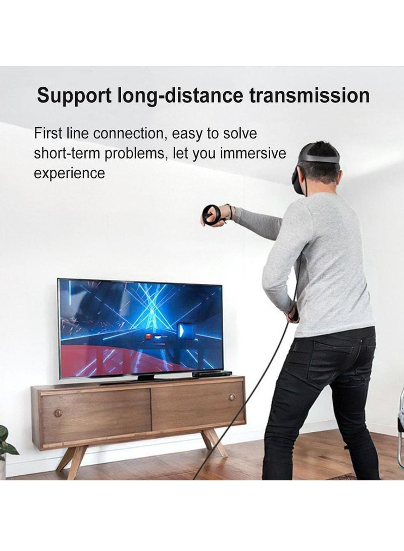 3M USB 3.1 VR streaming line link elbow cable for Oculus  Quest 2 VR Data Transfer Fast Charges VR Headset Accessories  - Image 4