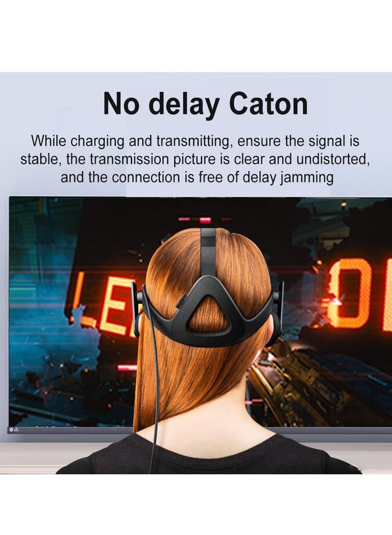 3M USB 3.1 VR streaming line link elbow cable for Oculus  Quest 2 VR Data Transfer Fast Charges VR Headset Accessories  - Image 3