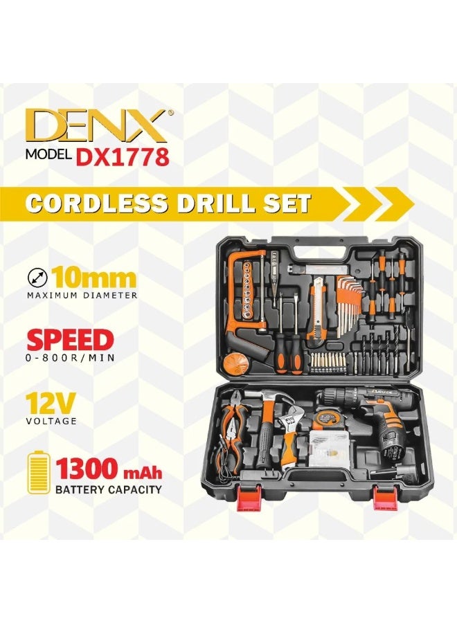 Denx Drill Driver Kit From Denx 12V DX1778 - Image 3