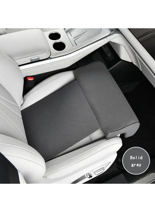 Coffee Color Car Seat Extension Pad Ergonomic Leg Support For Car Bus Train Office Home - Image 2
