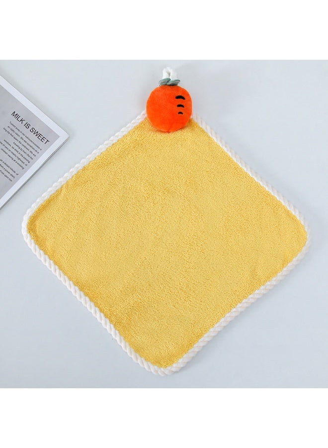 منشفة يد كرتونية متعددة الأغراض فائقة الامتصاص من الصوف المرجاني السميك، مكونة من 5 قطع، بحلقة تعليق مزدوجة الجوانب - Image 5