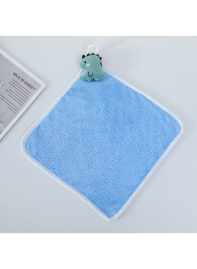 منشفة يد كرتونية متعددة الأغراض فائقة الامتصاص من الصوف المرجاني السميك، مكونة من 5 قطع، بحلقة تعليق مزدوجة الجوانب - Image 3