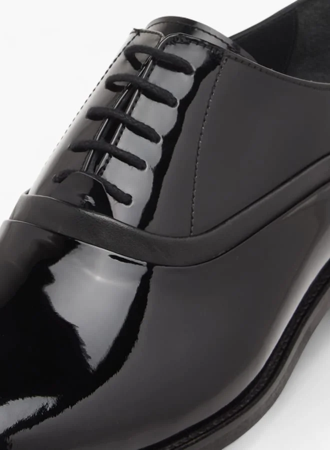 DUCHINI  Mens Solid Lace-Up Oxford Shoes  | Best Price UAE