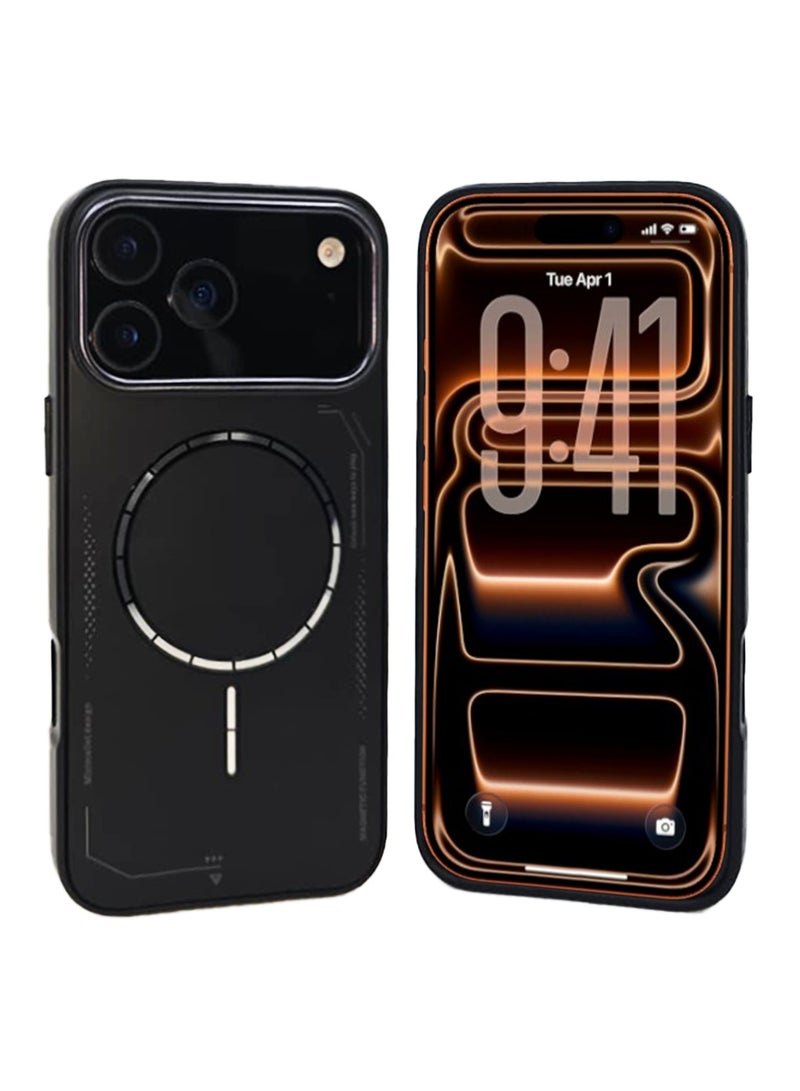 BlueFire Premium Magnetic Shockproof Case for iPhone 17 Pro Max with MagSafe Compatibility, Ultra-Slim TPU+PC Hybrid Protective Cover, Anti-Scratch, Drop Protection, Wireless Charging Support - Image 1