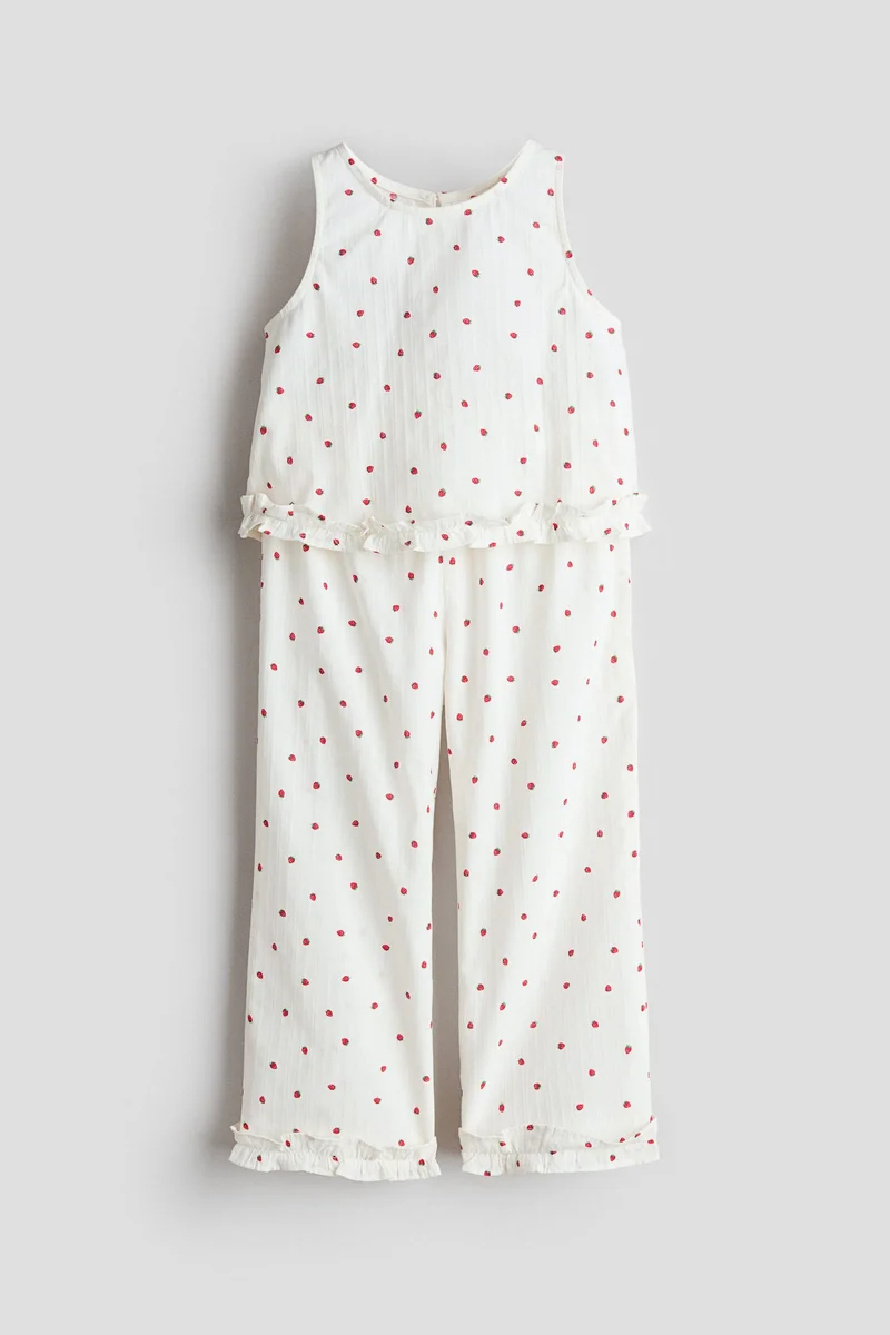 H&M 2-piece patterned cotton set