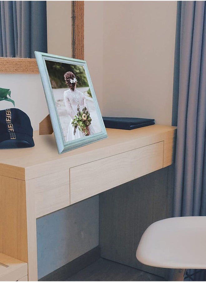 Generic - Photo Frame PVC | A4 Picture Photo Frames, Green Texture | (Photo not included) - Image 1