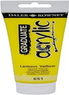 Daler Rowney Daler Rowney 123120651 acrylic Color Tube, Lemon Yellow - 120 ml 