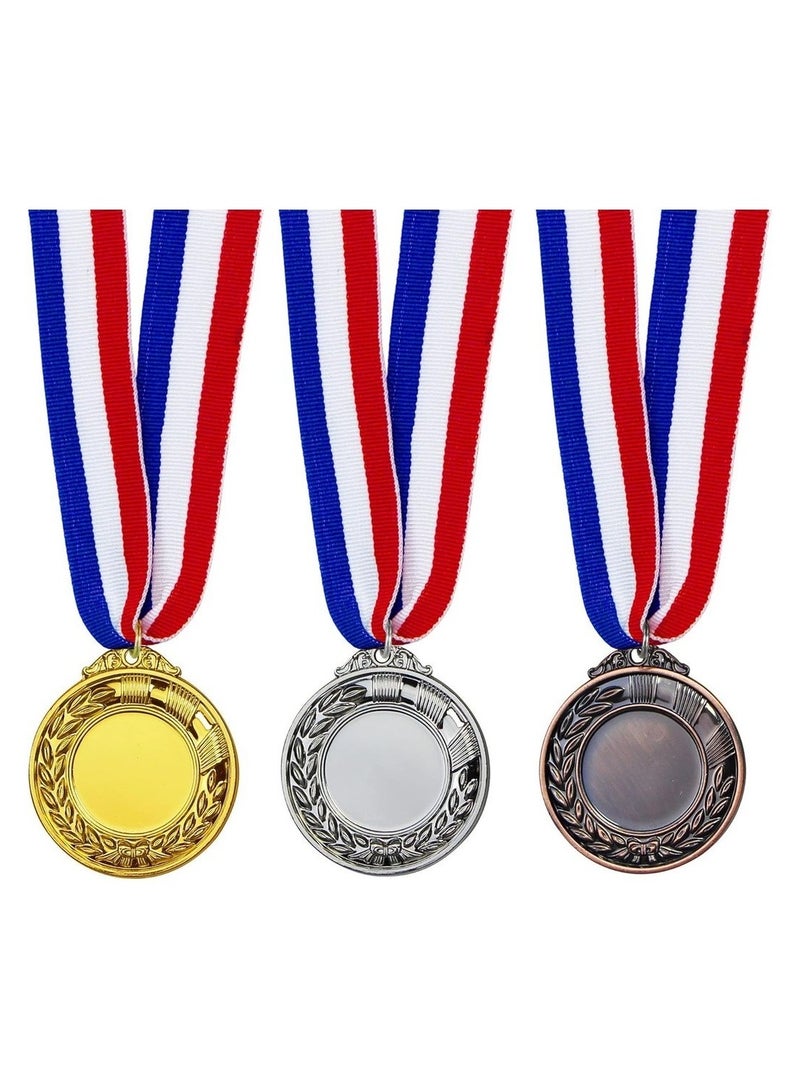 ميدالية ذهبية فضية برونزية شريط ميدالية للأطفال ميدالية بأسلوب أولمبي ميدالية معدنية مسابقة رياضية حفلة إملاء منزل مدرسة - Image 2