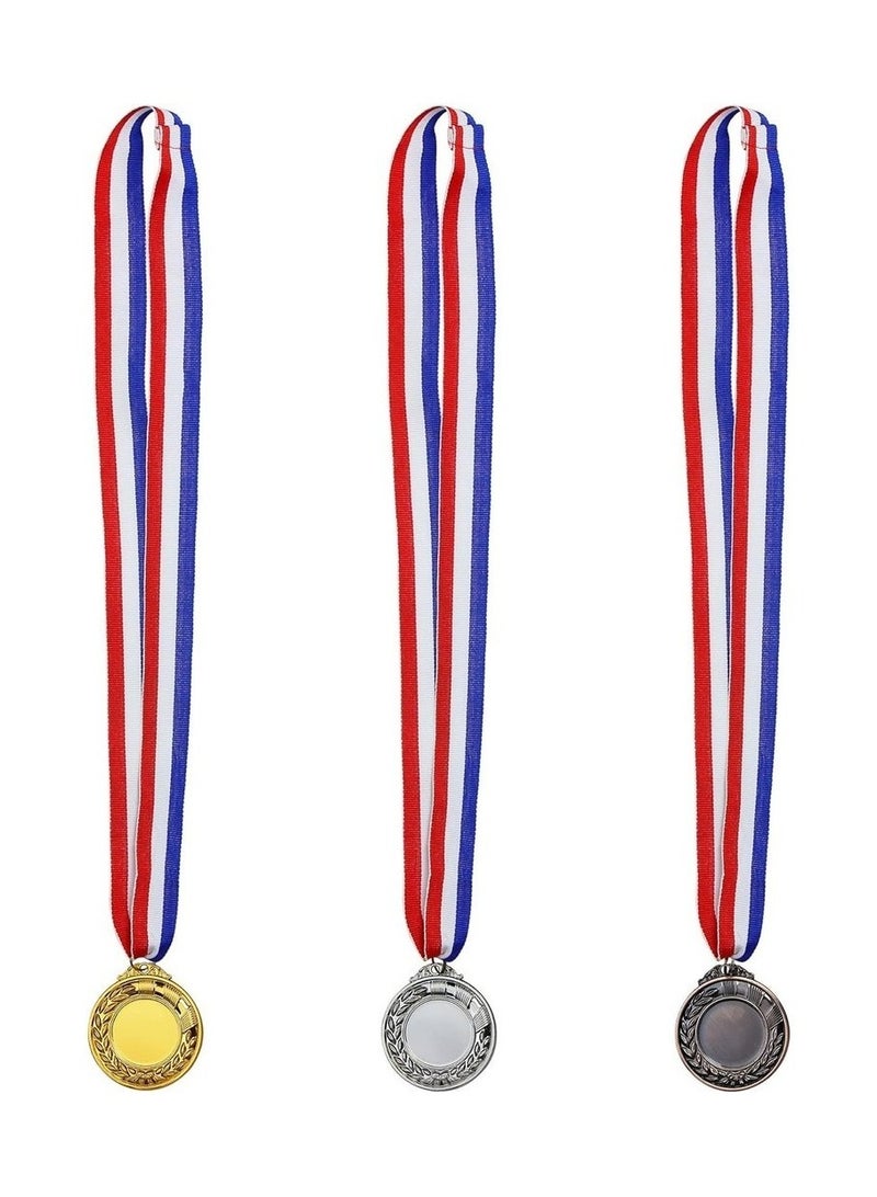 ميدالية ذهبية فضية برونزية شريط ميدالية للأطفال ميدالية بأسلوب أولمبي ميدالية معدنية مسابقة رياضية حفلة إملاء منزل مدرسة - Image 4
