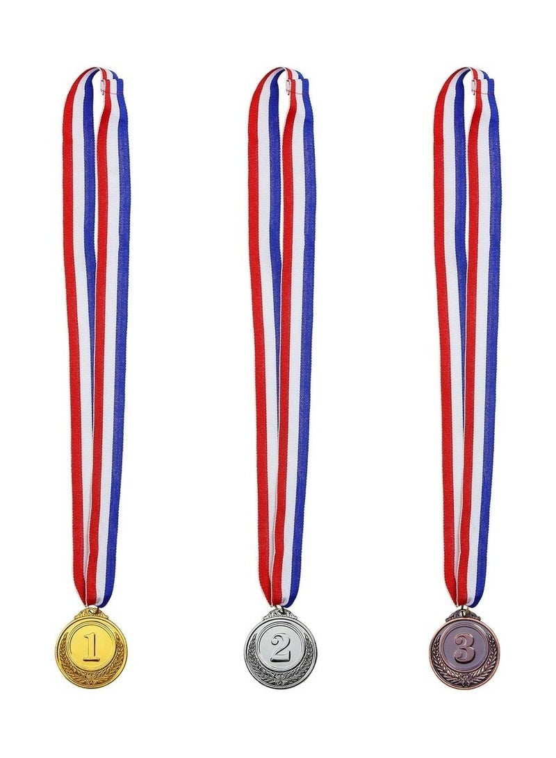 ميدالية ذهبية فضية برونزية شريط ميدالية للأطفال ميدالية بأسلوب أولمبي ميدالية معدنية مسابقة رياضية حفلة إملاء منزل مدرسة - Image 5