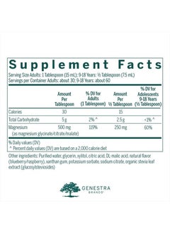 Genestra Brands Magnesium Complex Liquid | Combination of Three Organic Magnesium Sources | 15.2 fl oz  - Image 2