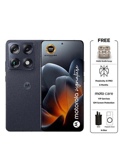 Motorola Signature Dual SIM 5G Carbon 16GB RAM 512GB with Free Gifts
