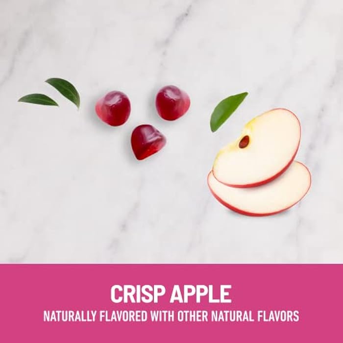 SlimFast Apple Cider Vinegar Gummies, Dietary Supplement with 500mg Organic Apple Cider Vinegar per Serving, Crisp Apple Flavor, 45 Servings (Packaging May Vary) - Image 5