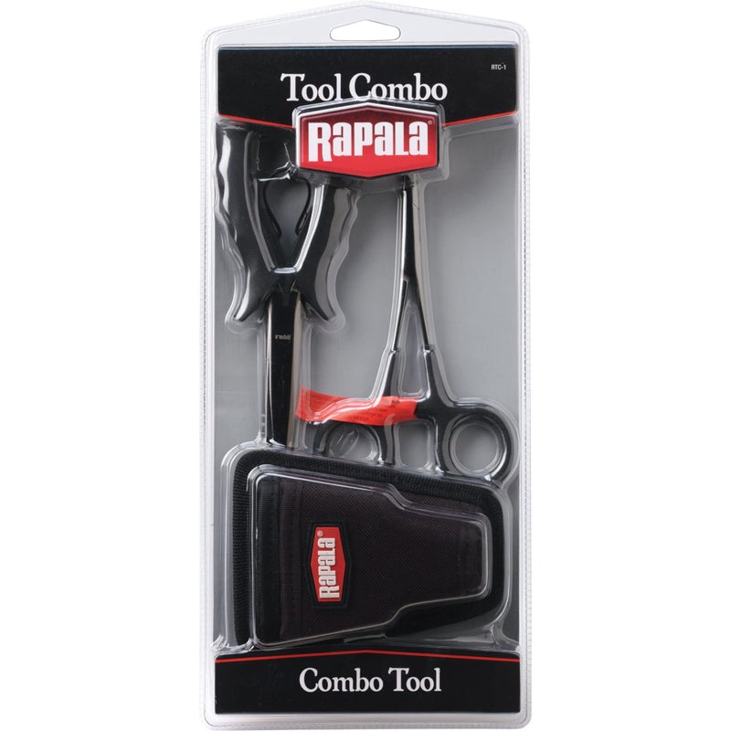 Rapala Tool Combo 5 1/2 Forceps / 8 1/2 Pliers / Dual Sheath w/Belt Clip