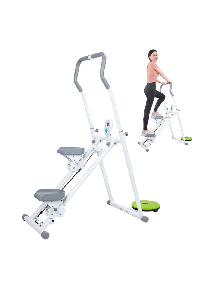 Max Strength Vertical Stair Stepper Climber for Home Gym Foldable Full-Body Workout Machine with Twister - Image 1