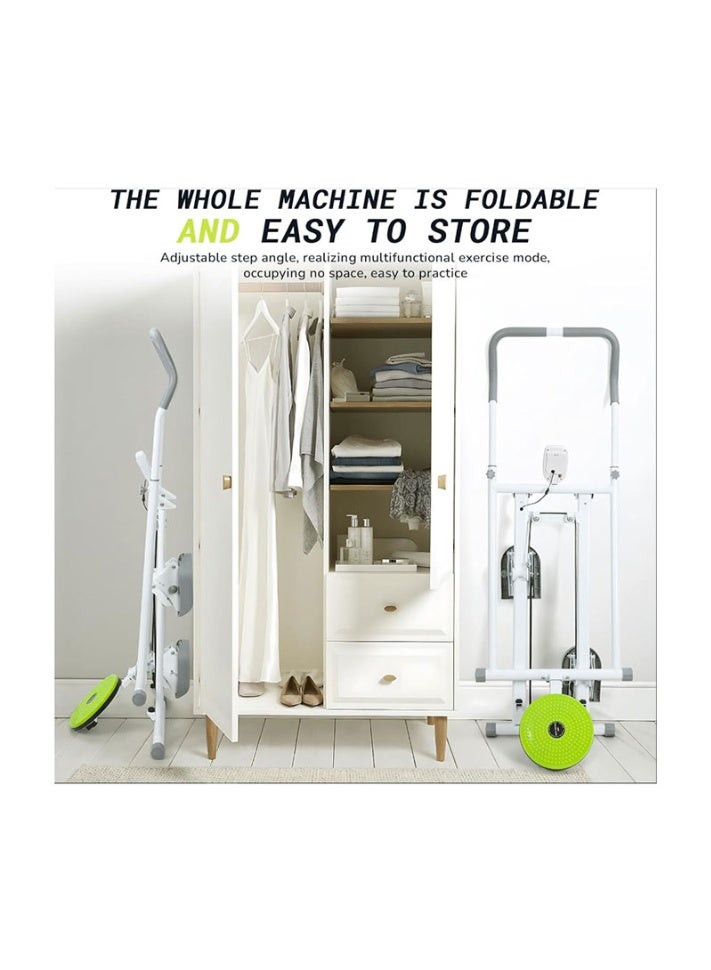 Max Strength Vertical Stair Stepper Climber for Home Gym Foldable Full-Body Workout Machine with Twister - Image 3