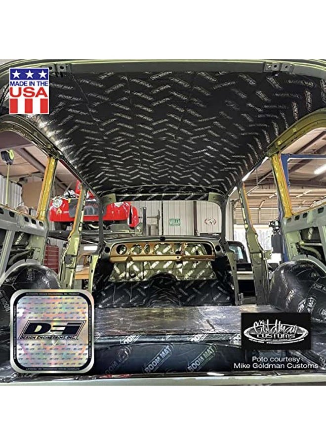 Design Engineering 050204 Boom Mat Sound 2mm Damping Material with Adhesive Backing, 12" x 12.5" (Pack of 8) - Image 5