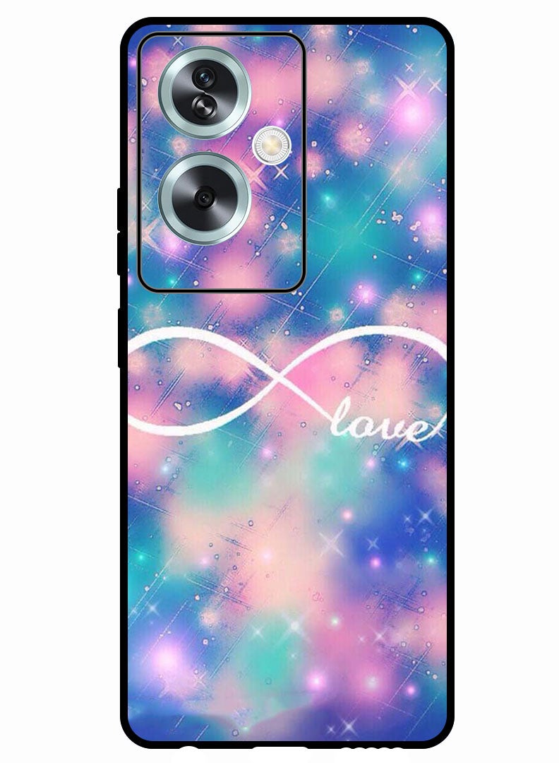 Theodor Protective Case Anti Scratch Shock Proof Bumper Cover For Oppo A79 5G Love Infinity - Image 1