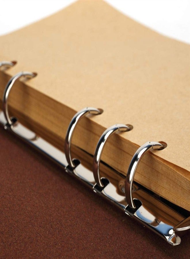 MaleDen Leather Journal Notebook, MALEDEN Vintage Travel Journal for Women Refillable Sketchbook Diary Planner with Unlined Pages and Zipper Pocket - Image 4